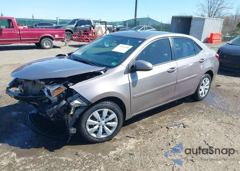 2015 Toyota Corolla Le from USA, damaged, VIN 2T1BURHE4FC353034